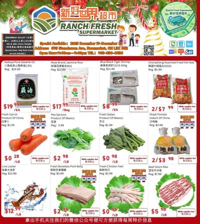 Ranch Fresh Supermarket Flyer December 19 to 25