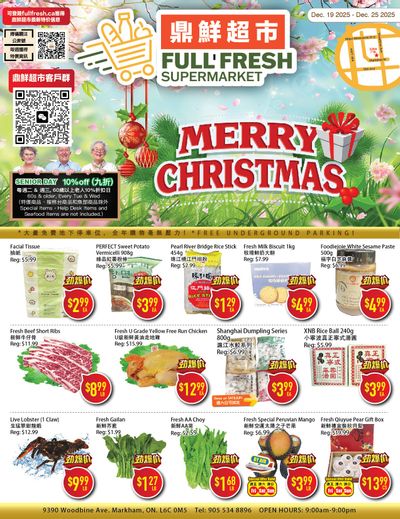 Full Fresh Supermarket Flyer December 19 to 25