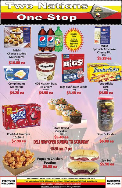 Two Nations One Stop Flyer December 19 to 25