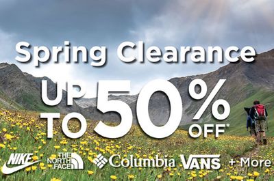 Sporting Life Canada Sale: Up to 50% Off Spring Clearance + Up to 50% Off Adidas & The North Face Items & More 