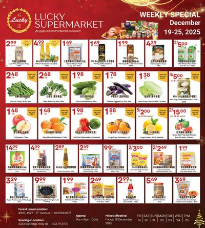 Lucky Supermarket (Calgary) Flyer December 19 to 25