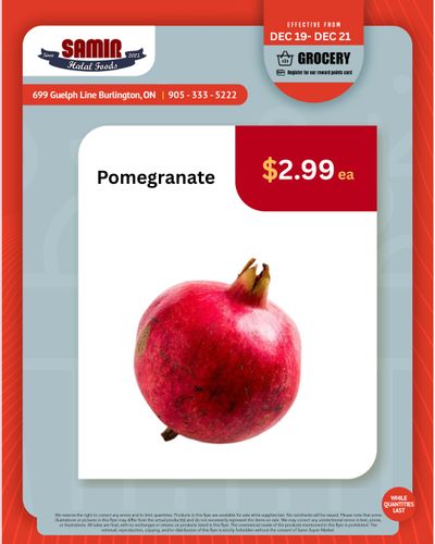 Samir Supermarket Flyer December 19 to 21