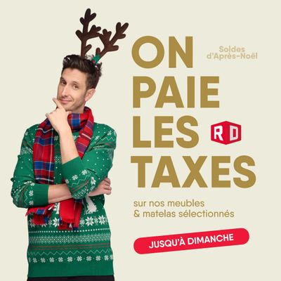 Meubles RD Flyer December 22 to January 11