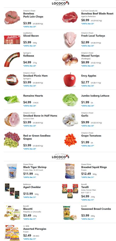 Lococo's Flyer December 22 to 24