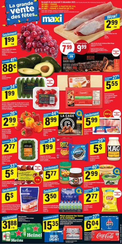 Maxi Flyer December 25 to 31