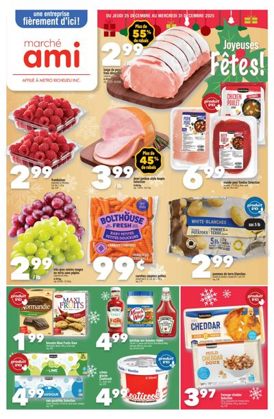 Marche Ami Flyer December 25 to 31