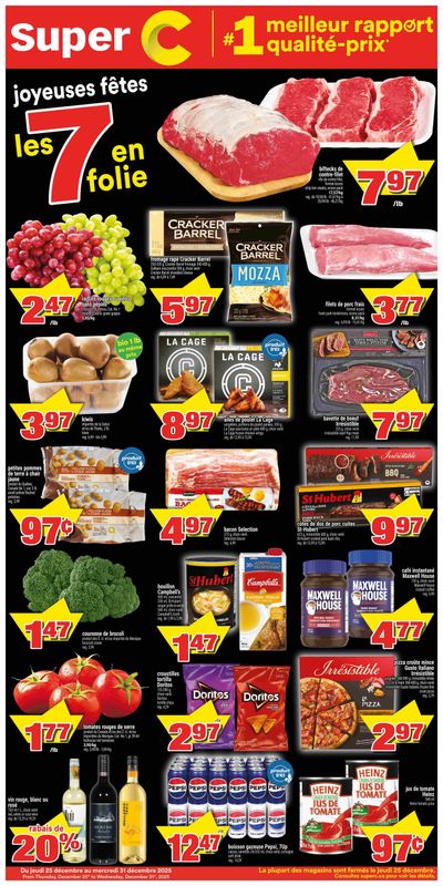 Super C Flyer December 25 to 31