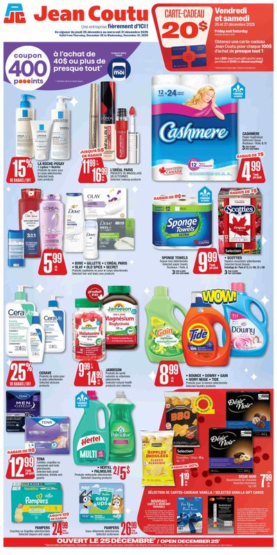 Jean Coutu Flyer December 25 to 31