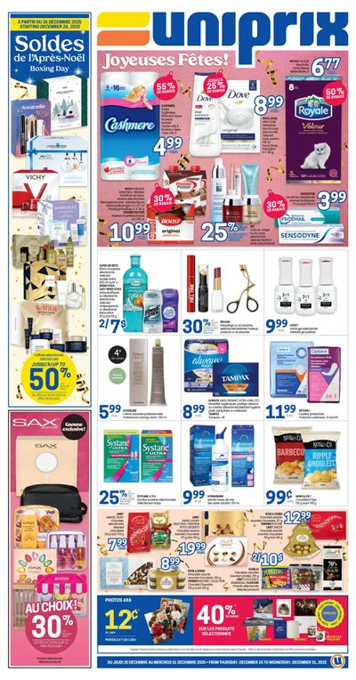 Uniprix Flyer December 25 to 31