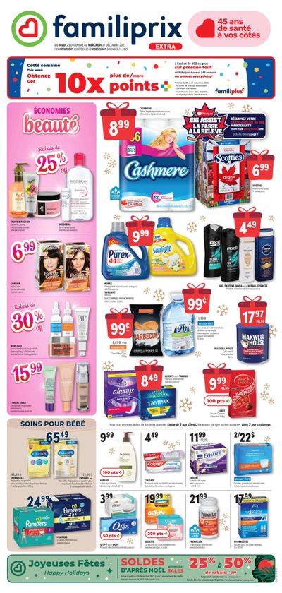 Familiprix Extra Flyer December 25 to 31