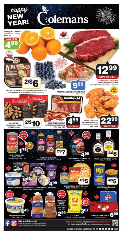 Coleman's Flyer December 25 to 31