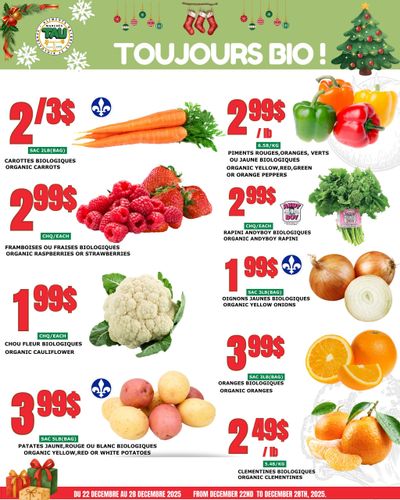 Marches Tau Produce Flyer December 22 to 28