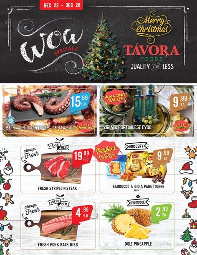 Tavora Foods Flyer December 22 to 28