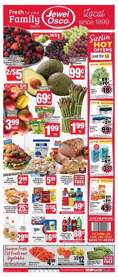 Jewel Osco Weekly Ad & Flyer June 24 to 30