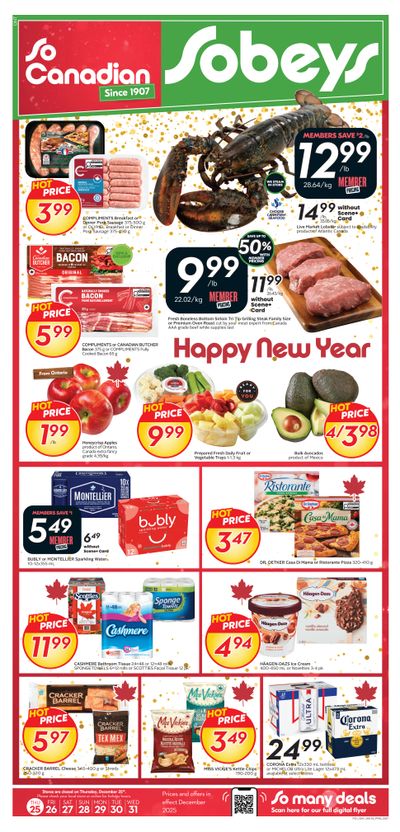 Sobeys (ON) Flyer December 25 to 31