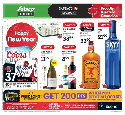 Sobeys/Safeway (AB) SWCB Flyer December 25 to 31