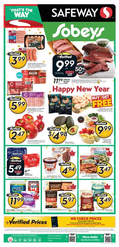 Sobeys/Safeway (AB) Flyer December 25 to 31