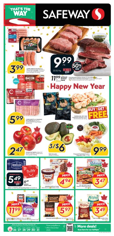 Safeway (BC) Flyer December 25 to 31