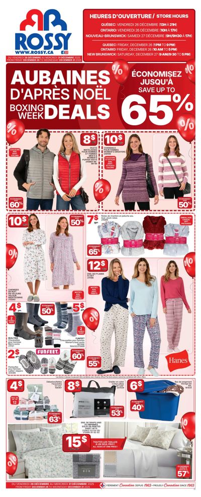 Rossy Flyer December 26 to 31