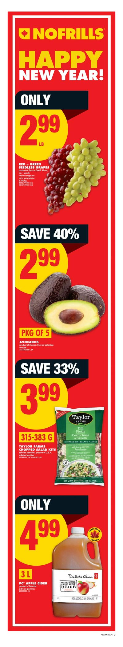 No Frills (Atlantic) Flyer December 25 to 31