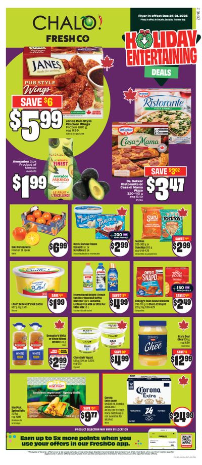 Chalo! FreshCo (ON) Flyer December 26 to 31