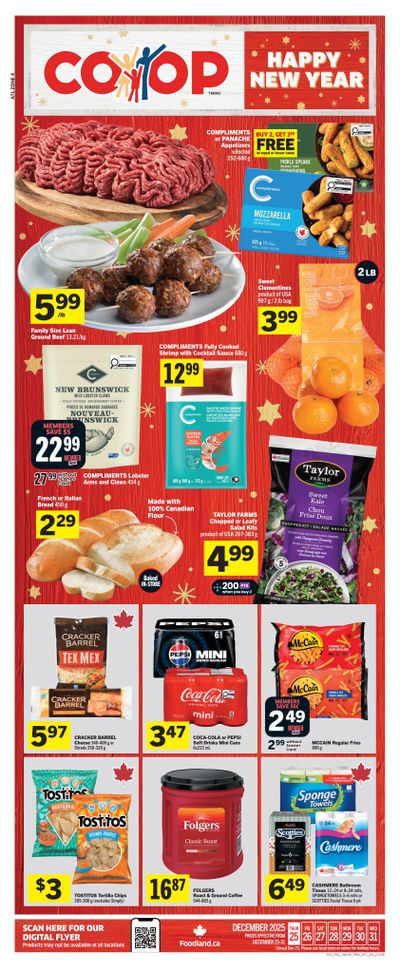Foodland Co-op Flyer December 25 to 31