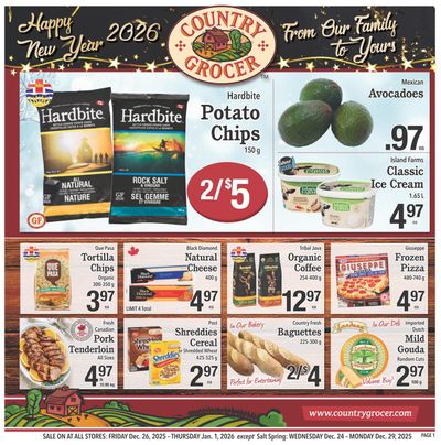 Country Grocer Flyer December 26 to January 1