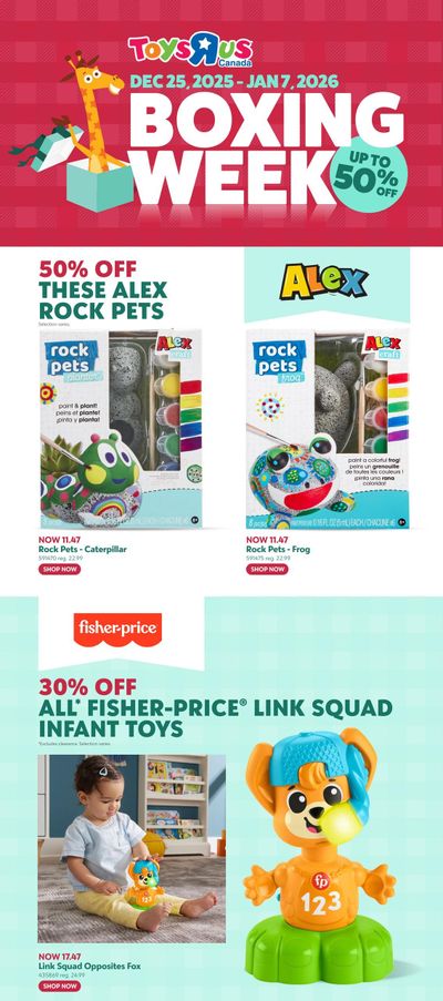 Toys R Us Boxing Week Flyer December 25 to January 7