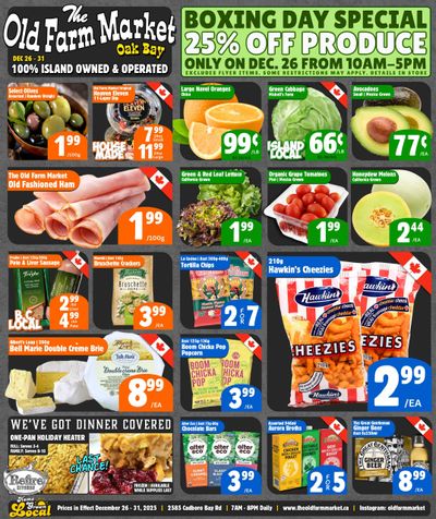 The Old Farm Market (Victoria) Flyer December 25 to 31
