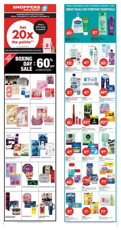 Shoppers Drug Mart (West) Flyer December 26 to January 1