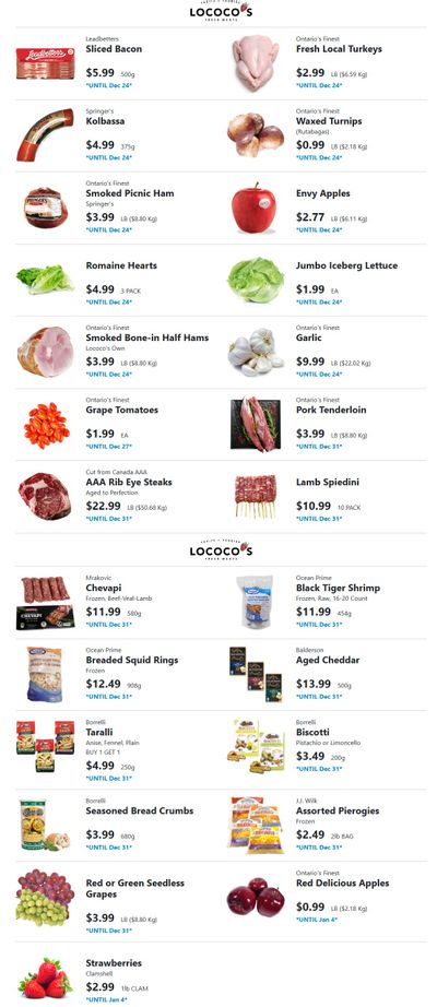 Lococo's Flyer December 24 to 31