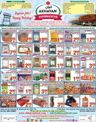 Akhavan Supermarche Flyer December 24 to 30