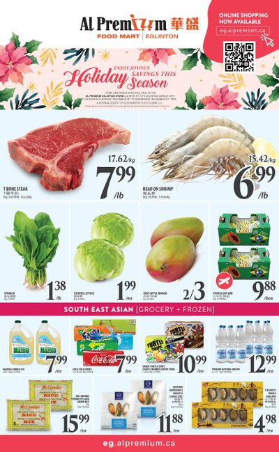 Al Premium Food Mart (Eglinton Ave.) Flyer December 25 to 31