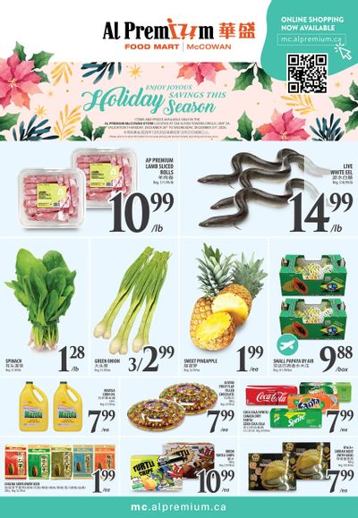 Al Premium Food Mart (McCowan) Flyer December 25 to 31