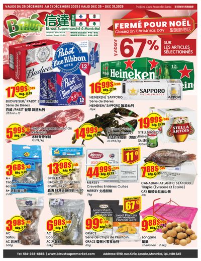 Btrust Supermarket (Montreal) Flyer December 25 to 31