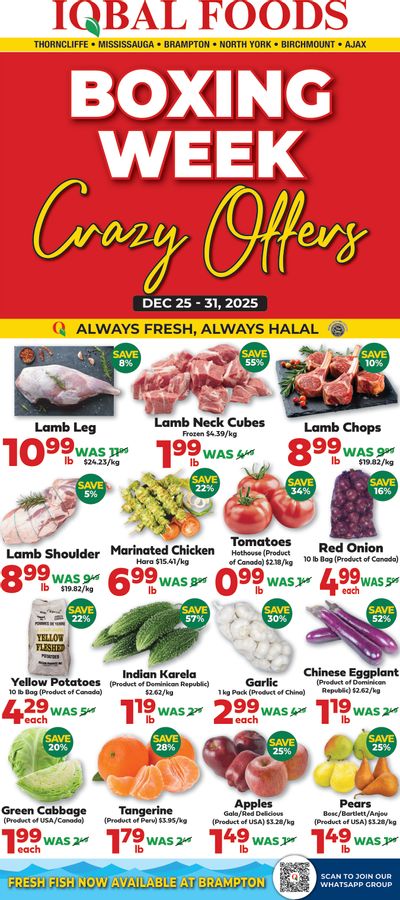 Iqbal Foods Flyer December 25 to 31