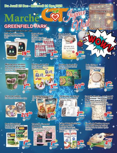 Marche C&T (Greenfield Park) Flyer December 25 to 31