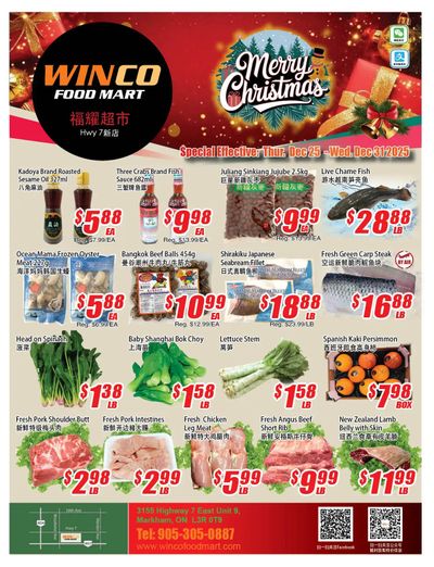 WinCo Food Mart (HWY 7) Flyer December 25 to 31
