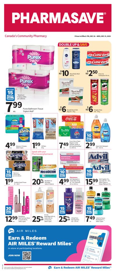 Pharmasave (West) Flyer December 26 to 31
