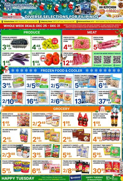 88 Supermarket Flyer December 25 to 31