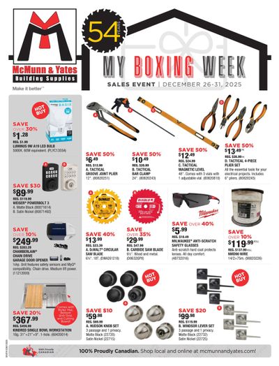 McMunn & Yates Building Supplies Flyer December 26 to 31