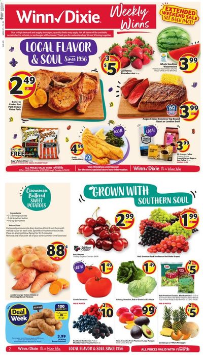 Winn Dixie Weekly Ad & Flyer June 24 to 30