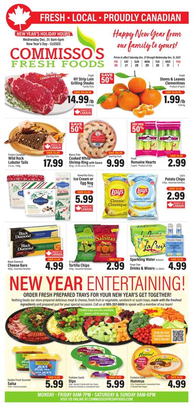 Commisso's Fresh Foods Flyer December 26 to January 1
