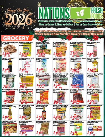 Nations Fresh Foods (Brampton) Flyer December 26 to January 1