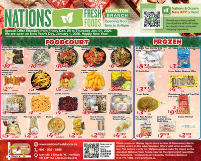 Nations Fresh Foods (Hamilton) Flyer December 26 to January 1