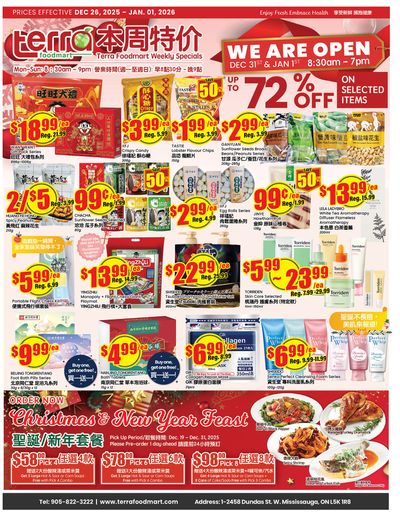 Terra Foodmart Flyer December 26 to January 1