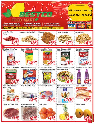 BestCo Food Mart (Etobicoke) Flyer December 26 to January 1
