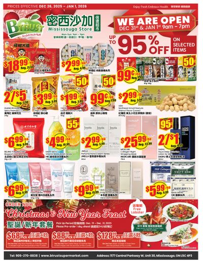 Btrust Supermarket (Mississauga) Flyer December 26 to January 1