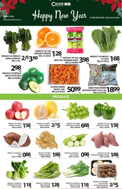 Centra Foods (Barrie) Flyer December 26 to January 1