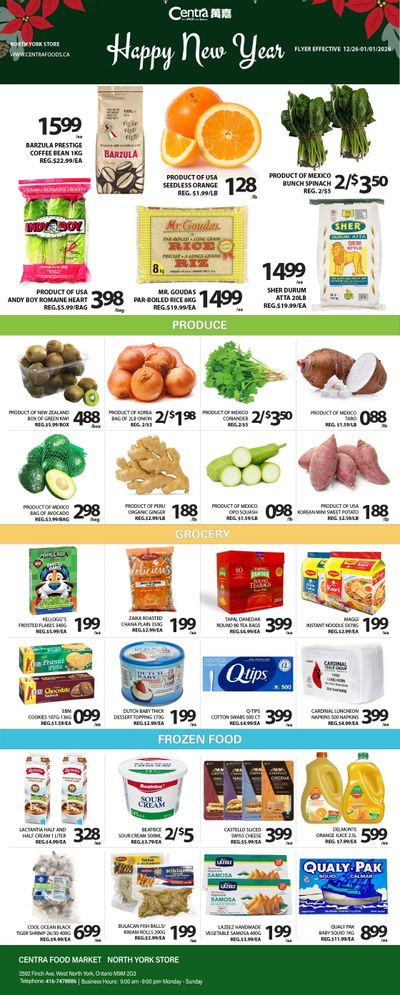Centra Foods (North York) Flyer December 26 to January 1